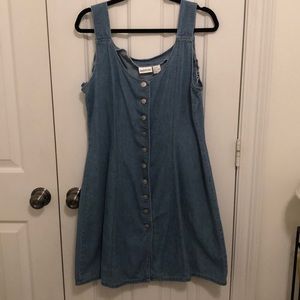 Denim Button Up Dress